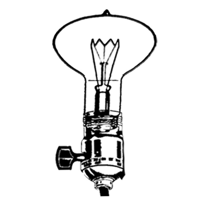 #2543 - Light Bulb - Steampunk/Eclectic
